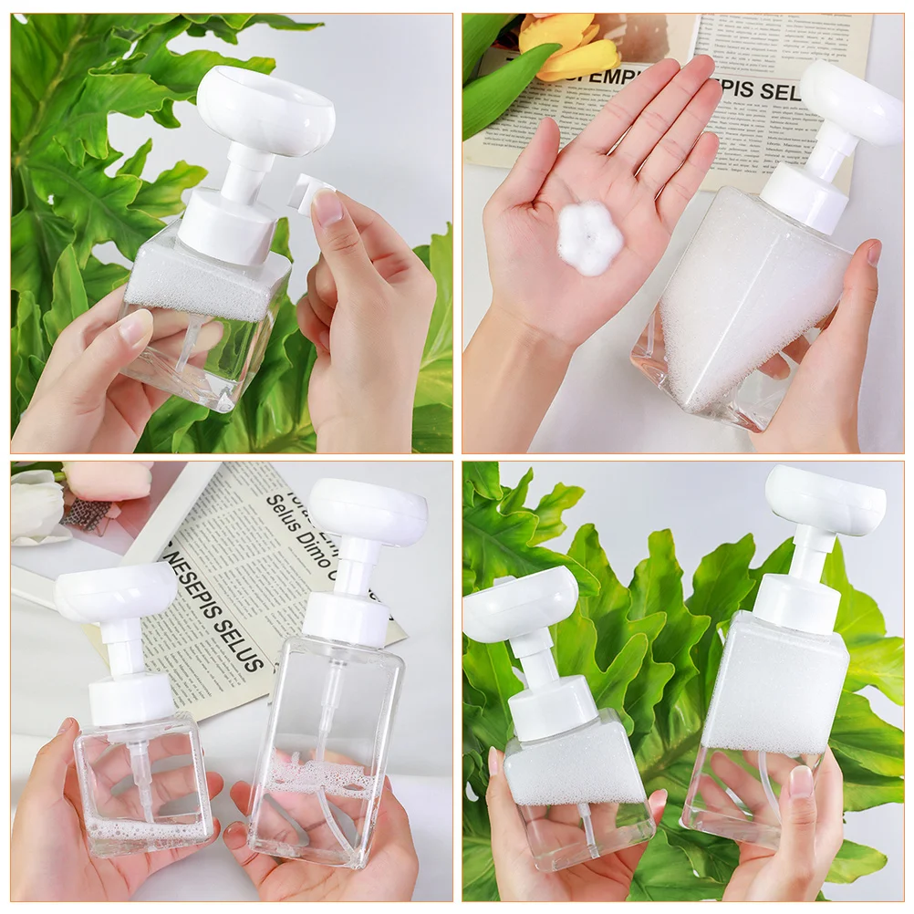 2Pcs Foaming Bottle Modern Transparent Refillable Hand Soap Dispenser Bathroom Lotion Pump Liquid Container Shower Tool
2Pcs Foaming Bottle Modern Transparent Refillable Hand Soap Dispenser Bathroom Lotion Pump Liquid Container Shower Tool