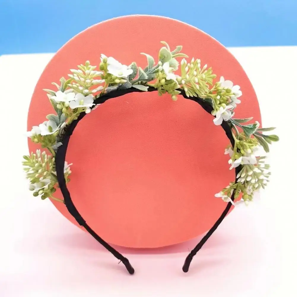 Women Flower Headband Festival Performance Hair Hoop with Artificial Fabric Simulation Flower Crown Headband for Travel Holiday
Women Flower Headband Festival Performance Hair Hoop with Artificial Fabric Simulation Flower Crown Headband for Travel Holiday