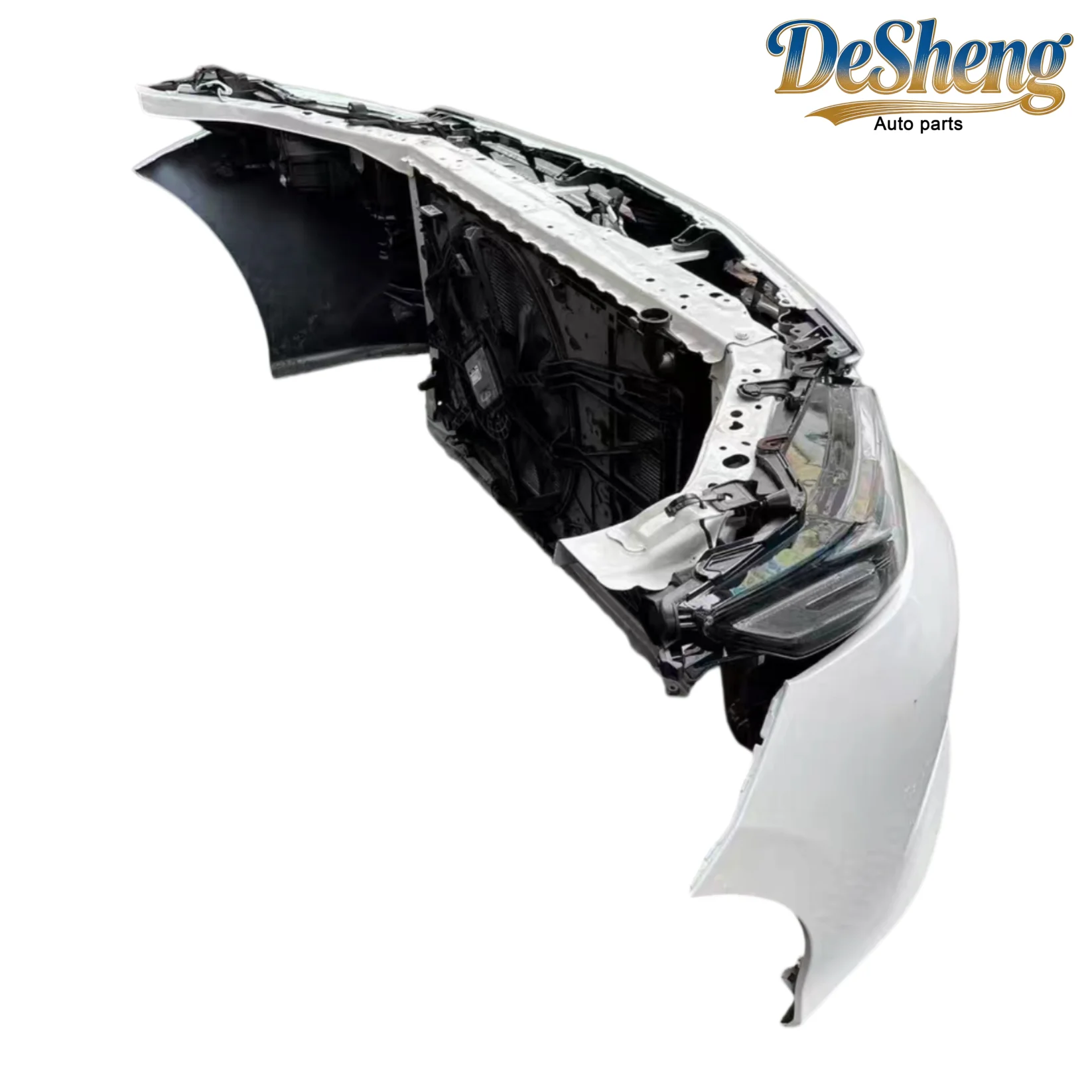 Complete Front End Assembly Front Bumper Headlight Grille Radiator Louvers Frame Replacement Parts
Complete Front End Assembly Front Bumper Headlight Grille Radiator Louvers Frame Replacement Parts