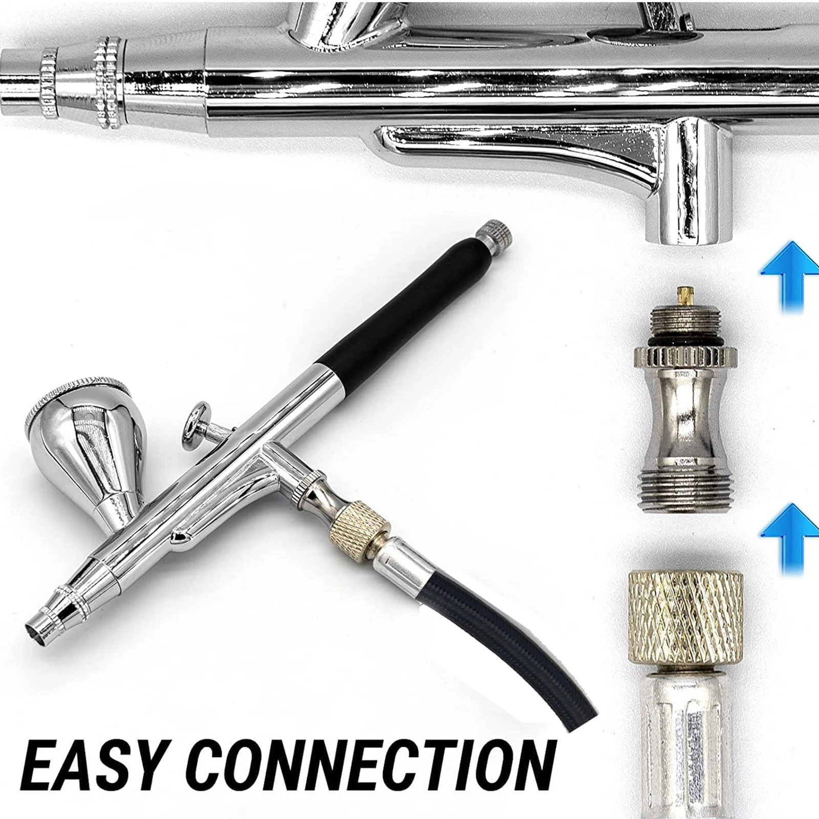 5.9FT Braided Airbrush Tubing 1 8 Connector Mini Compressor Hose Spraying Tube Flexible Pneumatic Tool Durable High Pressure
5.9FT Braided Airbrush Tubing 1 8 Connector Mini Compressor Hose Spraying Tube Flexible Pneumatic Tool Durable High Pressure