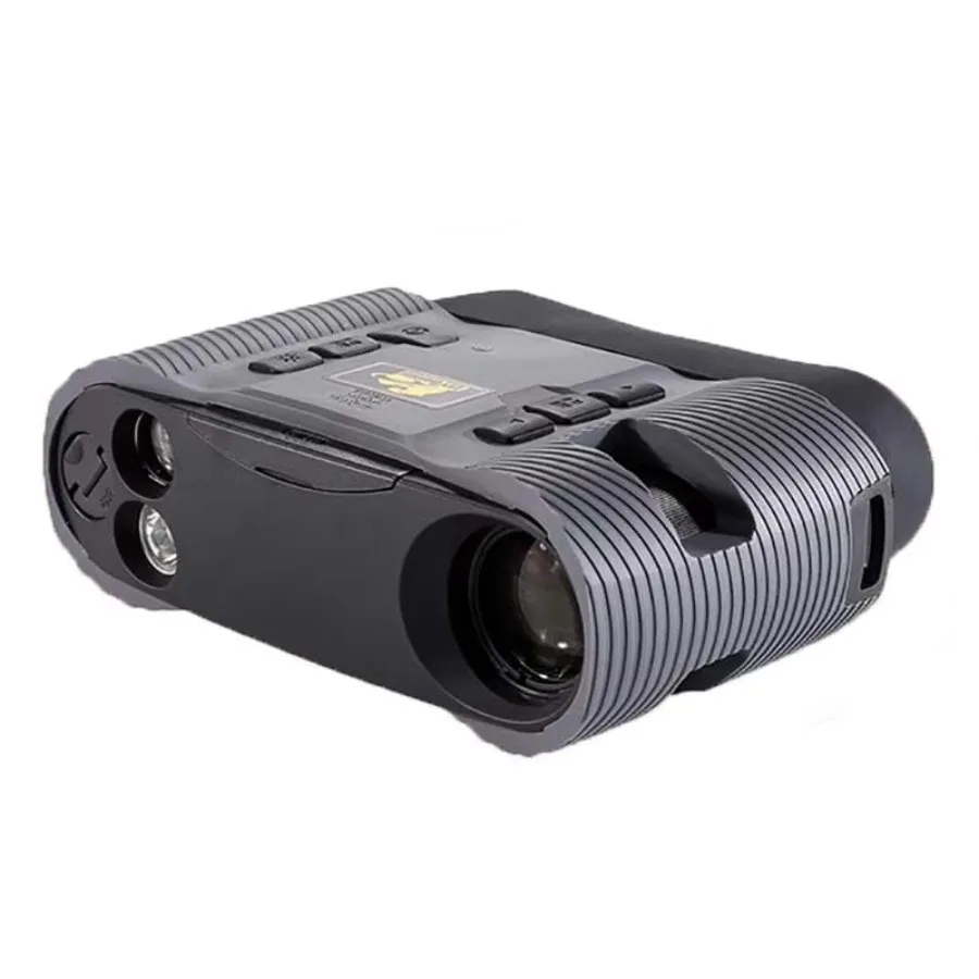 Night Vision Binoculars for outdoor surveillance, made of rubber-armored ABS plastic, black color, featuring wide screen displa
Night Vision Binoculars for outdoor surveillance, made of rubber-armored ABS plastic, black color, featuring wide screen displa