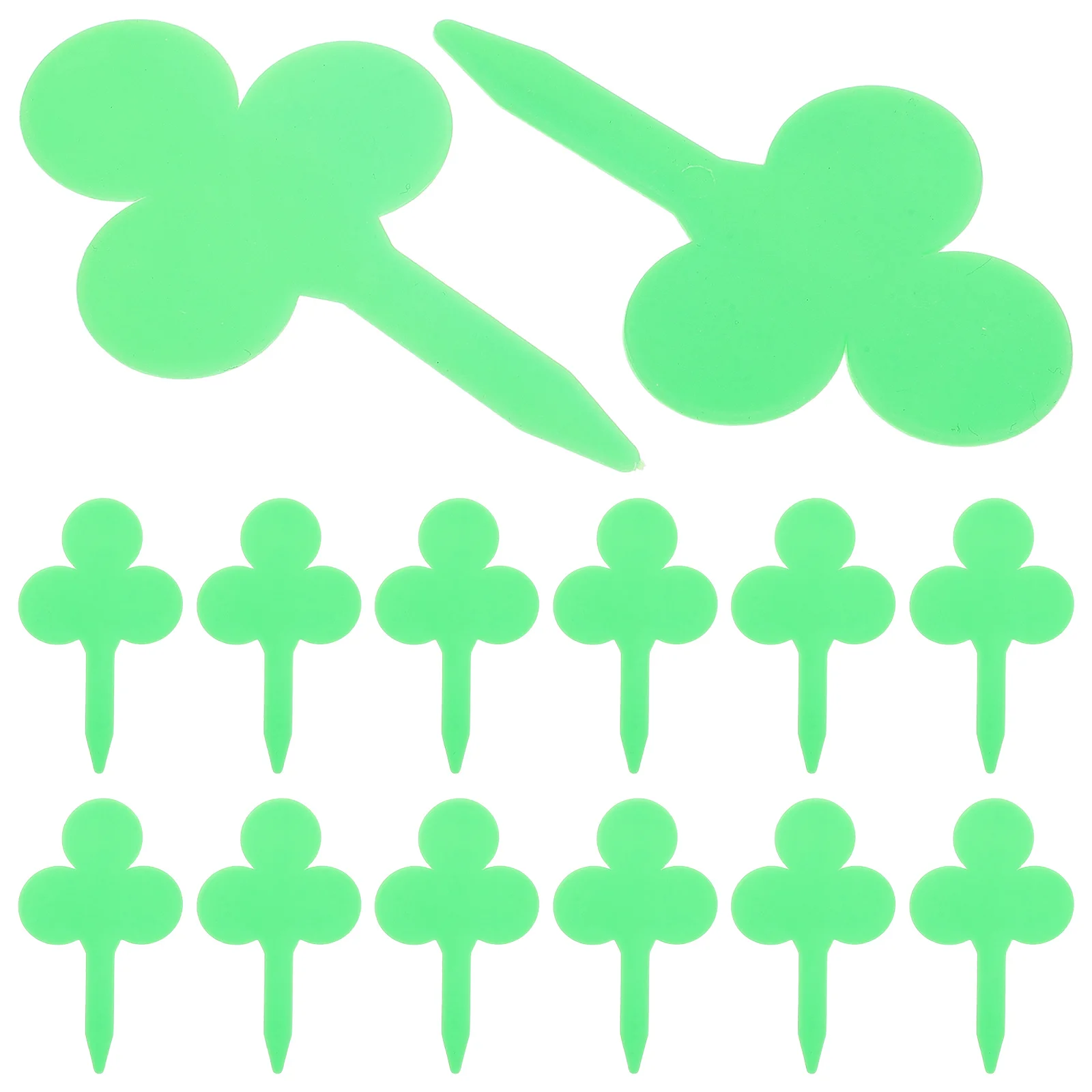 100pcs Garden Labels: Shamrock Plastic Plant Markers For Herb Flower Id Weatherproof Nursery Stakes Outdoor Greenhouse
100pcs Garden Labels: Shamrock Plastic Plant Markers For Herb Flower Id Weatherproof Nursery Stakes Outdoor Greenhouse