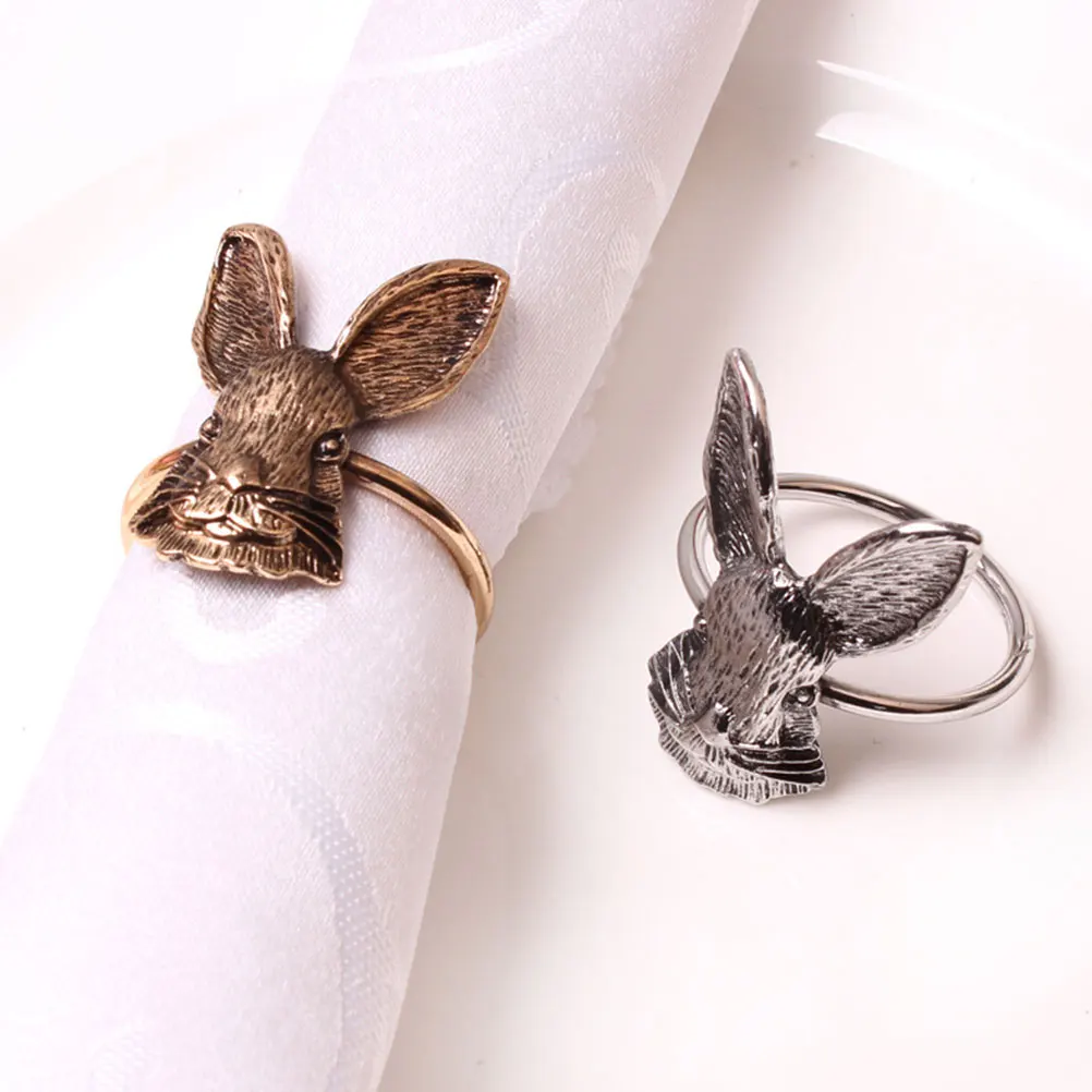 6pcs Golden Rabbit Napkin Rings Reusable Elegant Thanksgiving Party Decorations Dining Table Serviette Holder
6pcs Golden Rabbit Napkin Rings Reusable Elegant Thanksgiving Party Decorations Dining Table Serviette Holder