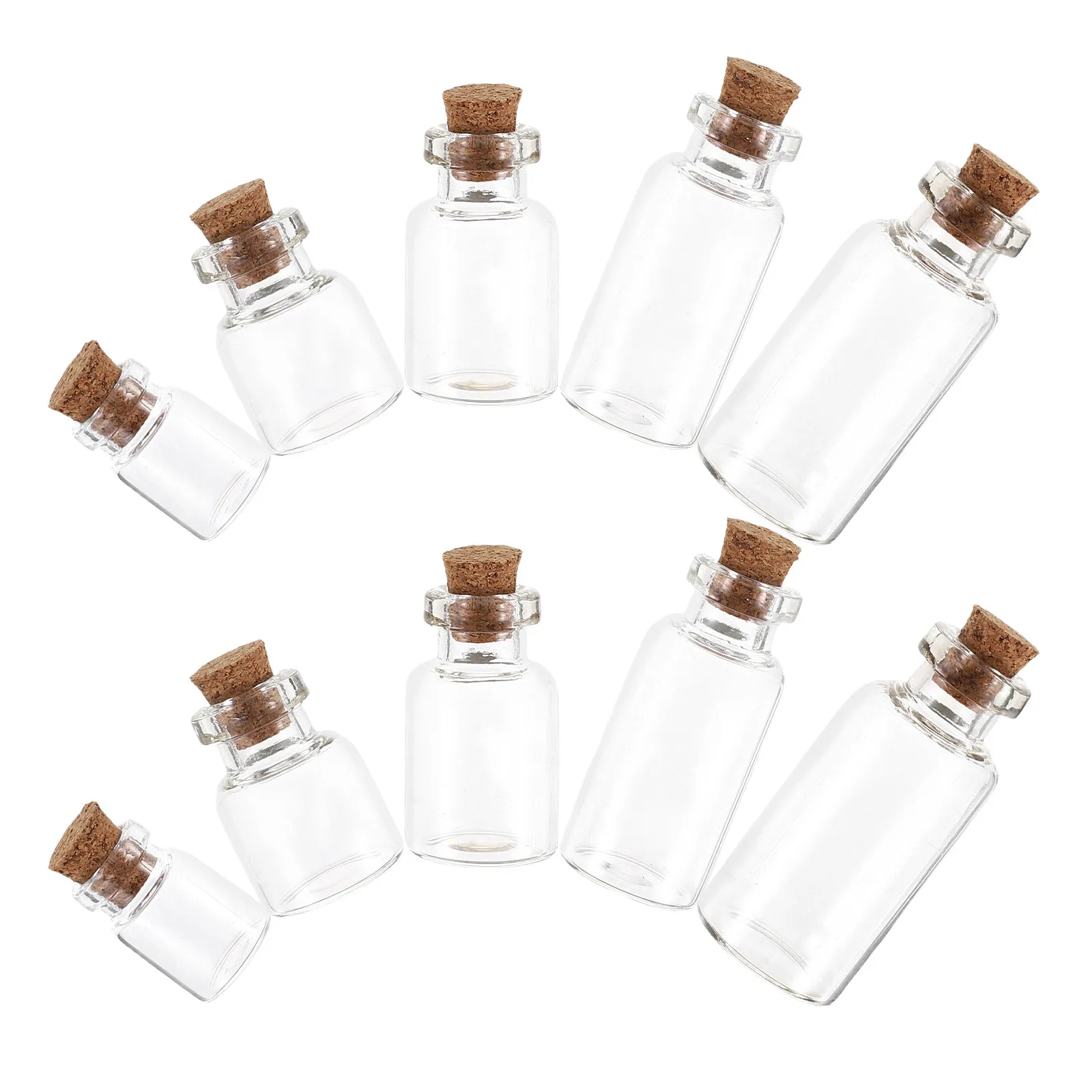 50Pcs Mini Glass Bottles Transparent Glass Jars with Natural Cork Stoppers for DIY Crafts Art Projects Party Favors Sand Art
50Pcs Mini Glass Bottles Transparent Glass Jars with Natural Cork Stoppers for DIY Crafts Art Projects Party Favors Sand Art