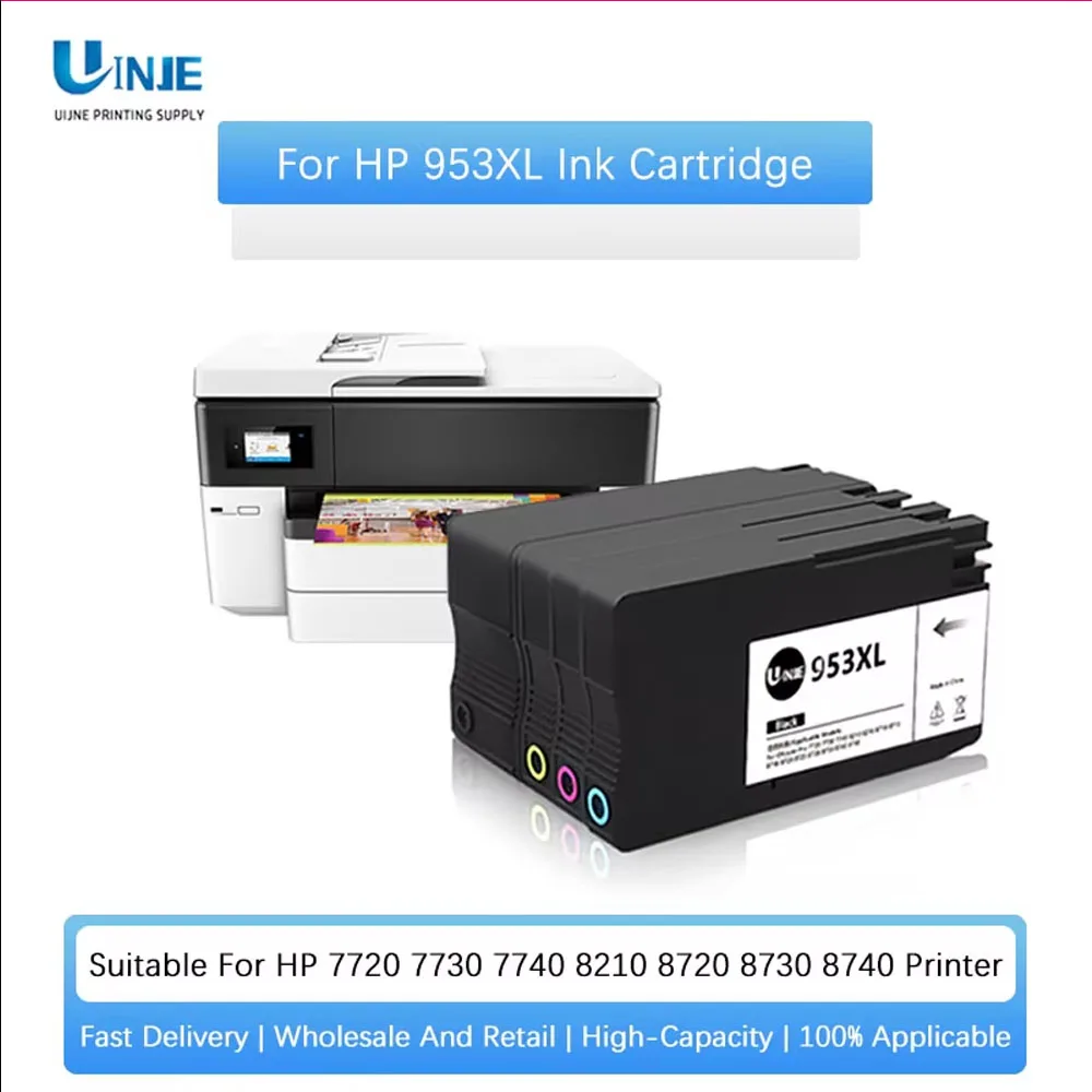 New For HP953 953XL Ink Cartridge For HP 7740 7720 7730 8210 8218 8710 8715 8718 8719 8720 8725 8728 8730 8740 Printer Ink
New For HP953 953XL Ink Cartridge For HP 7740 7720 7730 8210 8218 8710 8715 8718 8719 8720 8725 8728 8730 8740 Printer Ink