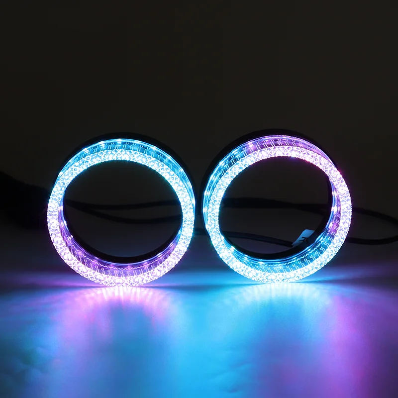 I9 3-inch RGBW 12V O-shape multi-color headlight Light Emitting Diode Angel Eye Halo Headlight Decorative Projector Lens Cover
I9 3-inch RGBW 12V O-shape multi-color headlight Light Emitting Diode Angel Eye Halo Headlight Decorative Projector Lens Cover