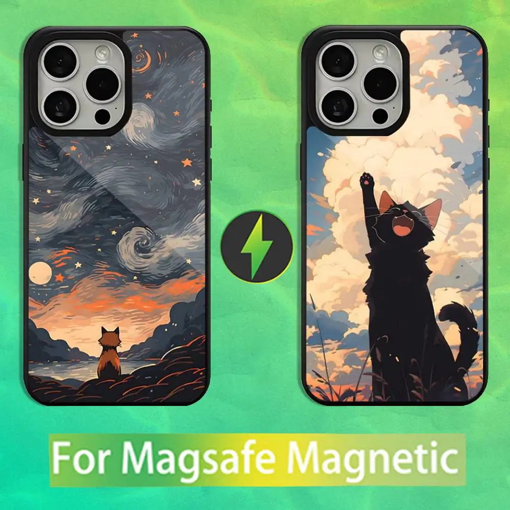 Art Cat Painting Phone Case For iPhone 16,15,14,13,12,11,Pro,Max,Plus,Mini,Magsafe,Magnetic Wireless Charging Case 
Art Cat Painting Phone Case For iPhone 16,15,14,13,12,11,Pro,Max,Plus,Mini,Magsafe,Magnetic Wireless Charging Case