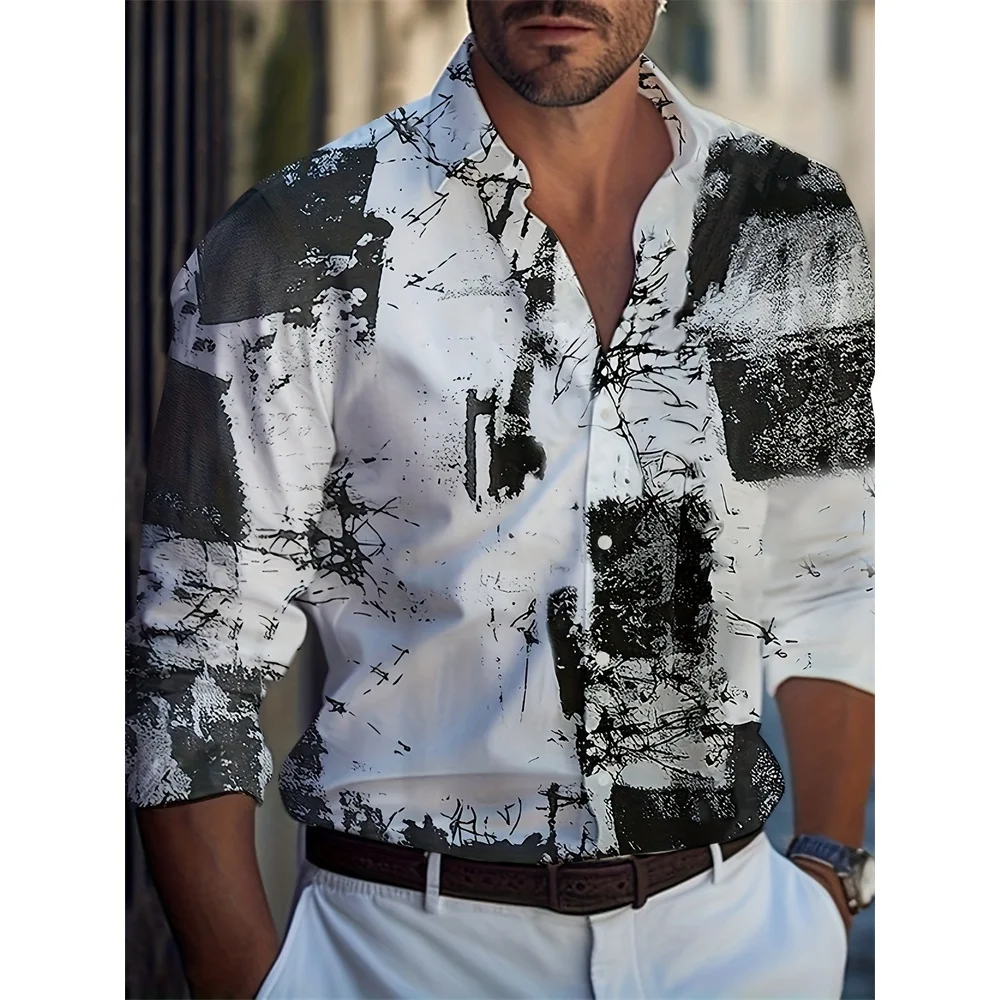 Hawaiian Style Men's Long Sleeve Shirt Palm Tree and Striped Print Shirt Fashion Everyday Shirt Outdoor Beach Men's Casual Shirt
Hawaiian Style Men's Long Sleeve Shirt Palm Tree and Striped Print Shirt Fashion Everyday Shirt Outdoor Beach Men's Casual Shirt