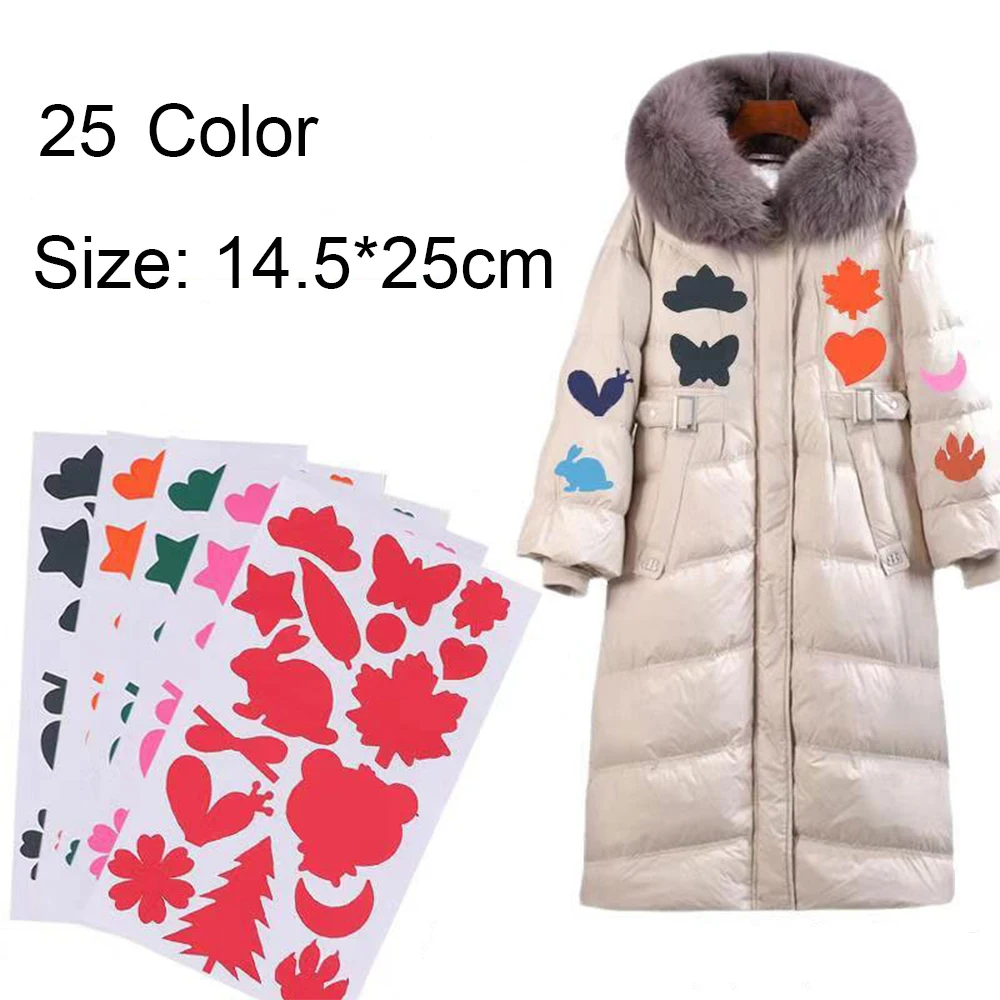 Самоклеящиеся наклейки для ремонта одежды, 25 цветов
Самоклеящиеся наклейки для ремонта одежды, 25 цветов