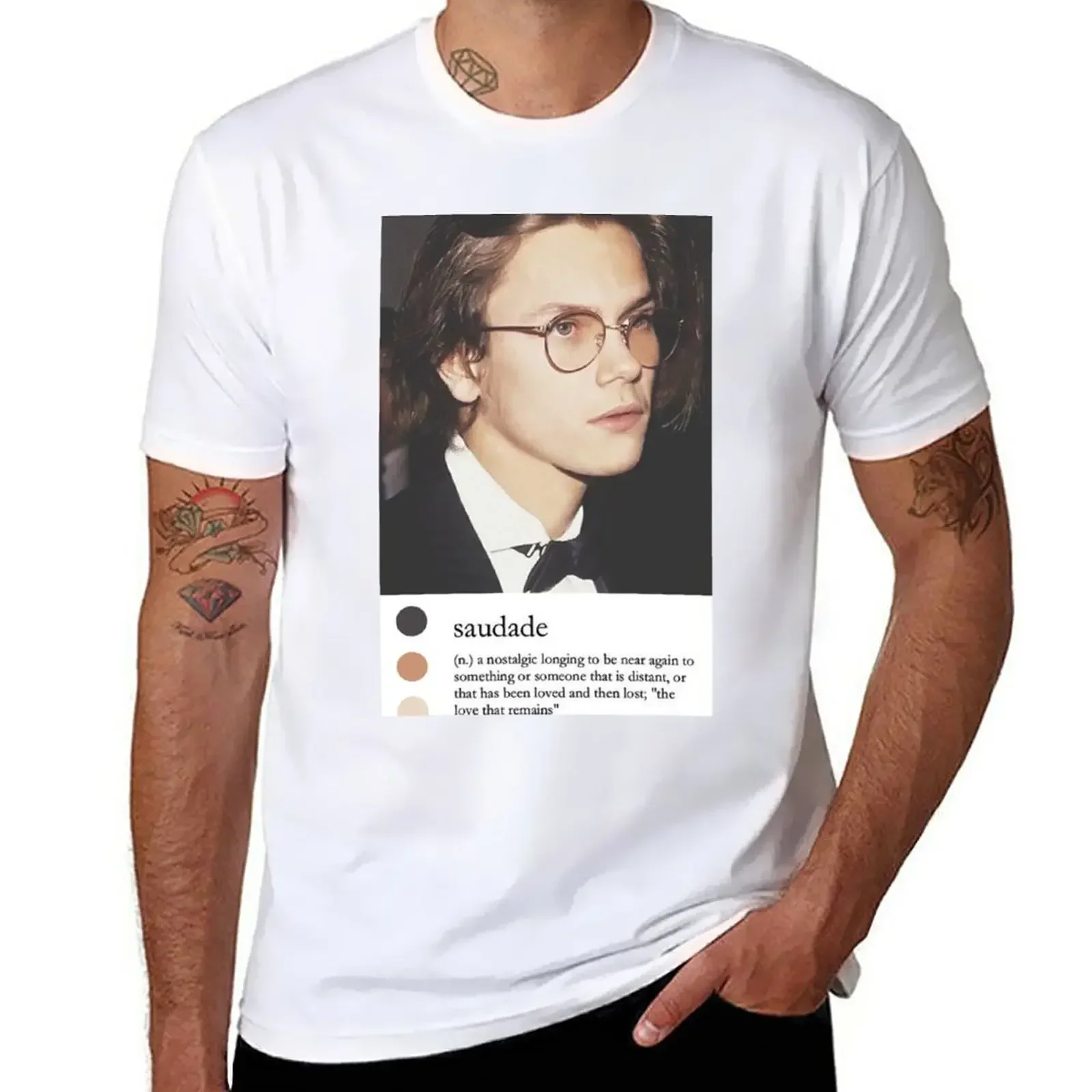 River Phoenix (Saudade) T-Shirt Short sleeve tee plus sizes funnys Men's cotton t-shirt
River Phoenix (Saudade) T-Shirt Short sleeve tee plus sizes funnys Men's cotton t-shirt
