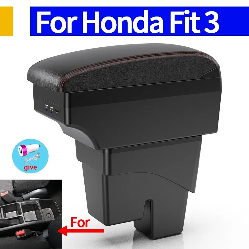 For Honda Jazz Armrest box For Honda WR-V Fit Jazz 3 Car Armrest 2014-2020 Storage Box Car Accessories Retrofit Parts Interior
For Honda Jazz Armrest box For Honda WR-V Fit Jazz 3 Car Armrest 2014-2020 Storage Box Car Accessories Retrofit Parts Interior