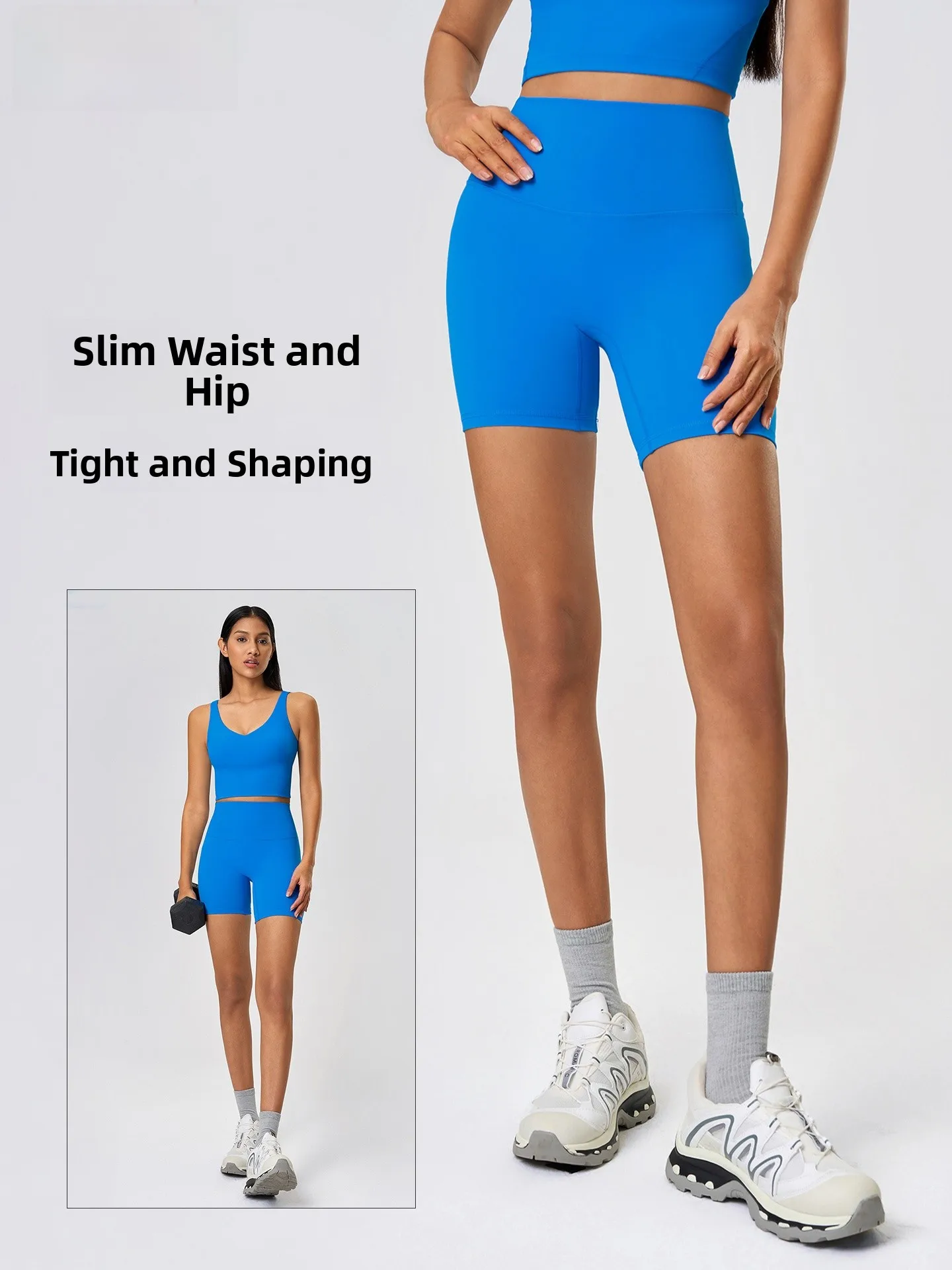 Niu JuJia Sporty Three-quarter Length Fitness Running Shorts Breathable Quick-dry High-waist Nylon Yoga Pants for Women
Niu JuJia Sporty Three-quarter Length Fitness Running Shorts Breathable Quick-dry High-waist Nylon Yoga Pants for Women