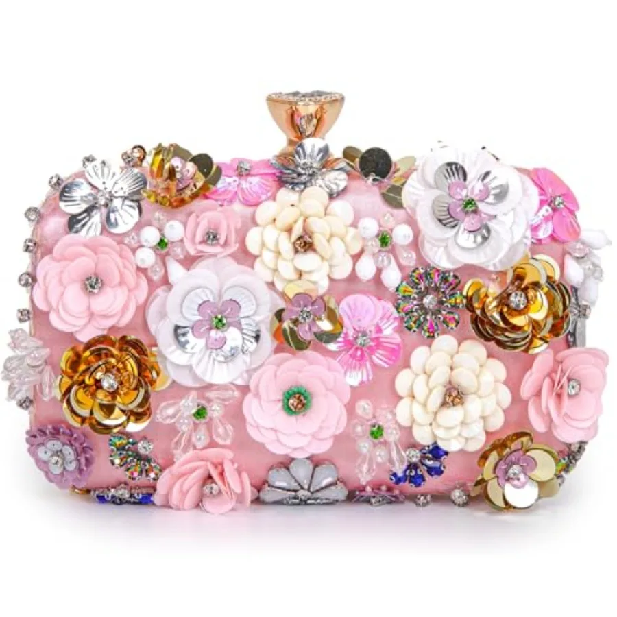 Women Clutches Flower Evening Handbag Chain Strap Shoulder Bag handbag Wedding bag purse
Women Clutches Flower Evening Handbag Chain Strap Shoulder Bag handbag Wedding bag purse