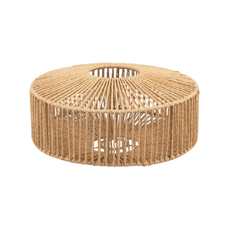 Retro Paper rope Lampshade Hand-Woven Light Shade Hotel Restaurant Chandelier Light Decoration
Retro Paper rope Lampshade Hand-Woven Light Shade Hotel Restaurant Chandelier Light Decoration