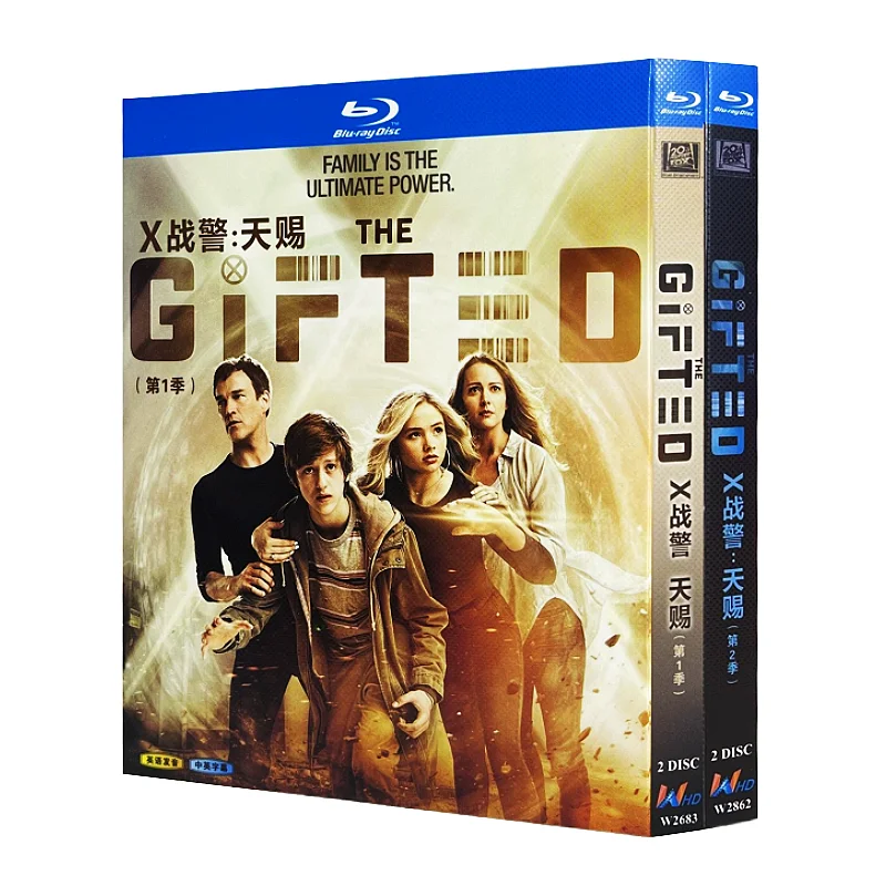 Blu-ray Ultra HD: Телесериал «Люди Икс: Подаренные способностями», сезоны 1-2, BD-диски
Blu-ray Ultra HD: Телесериал «Люди Икс: Подаренные способностями», сезоны 1-2, BD-диски