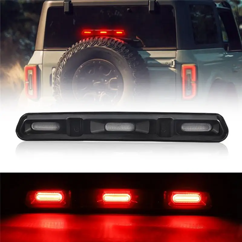 ABHX-1 Pcs High Brake Light Third Brake Light For Ford Bronco 2021-2023 Car Modification
ABHX-1 Pcs High Brake Light Third Brake Light For Ford Bronco 2021-2023 Car Modification