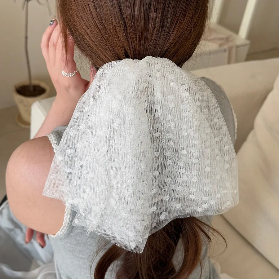 Mesh Polka Dot Hair Claw Clip Sweet Elegant Tulle Skirt Hem Design for Half Up Ponytail Women Daily Home
Mesh Polka Dot Hair Claw Clip Sweet Elegant Tulle Skirt Hem Design for Half Up Ponytail Women Daily Home