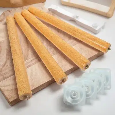 Комплект ножек для мебели из массива дерева: гладкие полированные опоры для обеденных стульев, шкафов, диванов, деревянных столов
Комплект ножек для мебели из массива дерева: гладкие полированные опоры для обеденных стульев, шкафов, диванов, деревянных столов