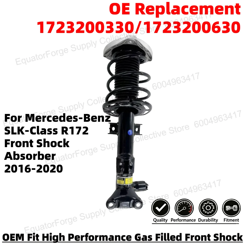 High Stability Premium Reliable Front Shock Absorber for Mercedes-Benz SLK-Class R172 OE Number 1723200330/1723200630
High Stability Premium Reliable Front Shock Absorber for Mercedes-Benz SLK-Class R172 OE Number 1723200330/1723200630