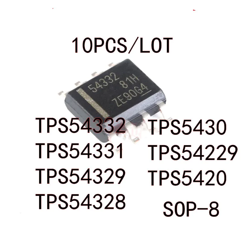 10 шт./лот TPS54332DDAR TPS54331 TPS54329 TPS54328 DDAR TPS5430 TPS54229 TPS5420 54332 54331 54329 54328 5430 SOP-8
10 шт./лот TPS54332DDAR TPS54331 TPS54329 TPS54328 DDAR TPS5430 TPS54229 TPS5420 54332 54331 54329 54328 5430 SOP-8
