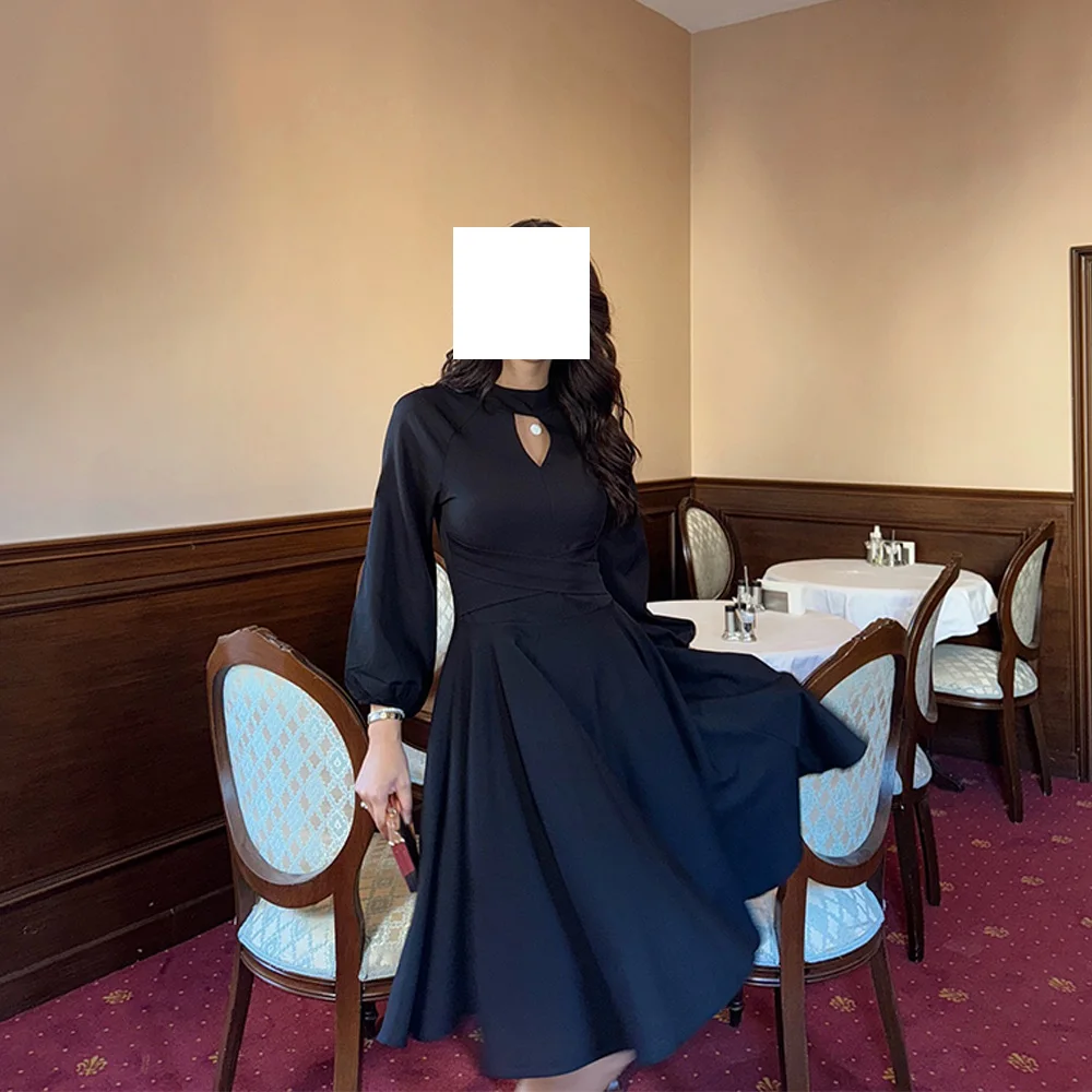 Customized Temperament Jersey A-Line Evening Dress Crew Neck Long Sleeves Special Occasion Gowns Photo Color High Qual
Customized Temperament Jersey A-Line Evening Dress Crew Neck Long Sleeves Special Occasion Gowns Photo Color High Qual
