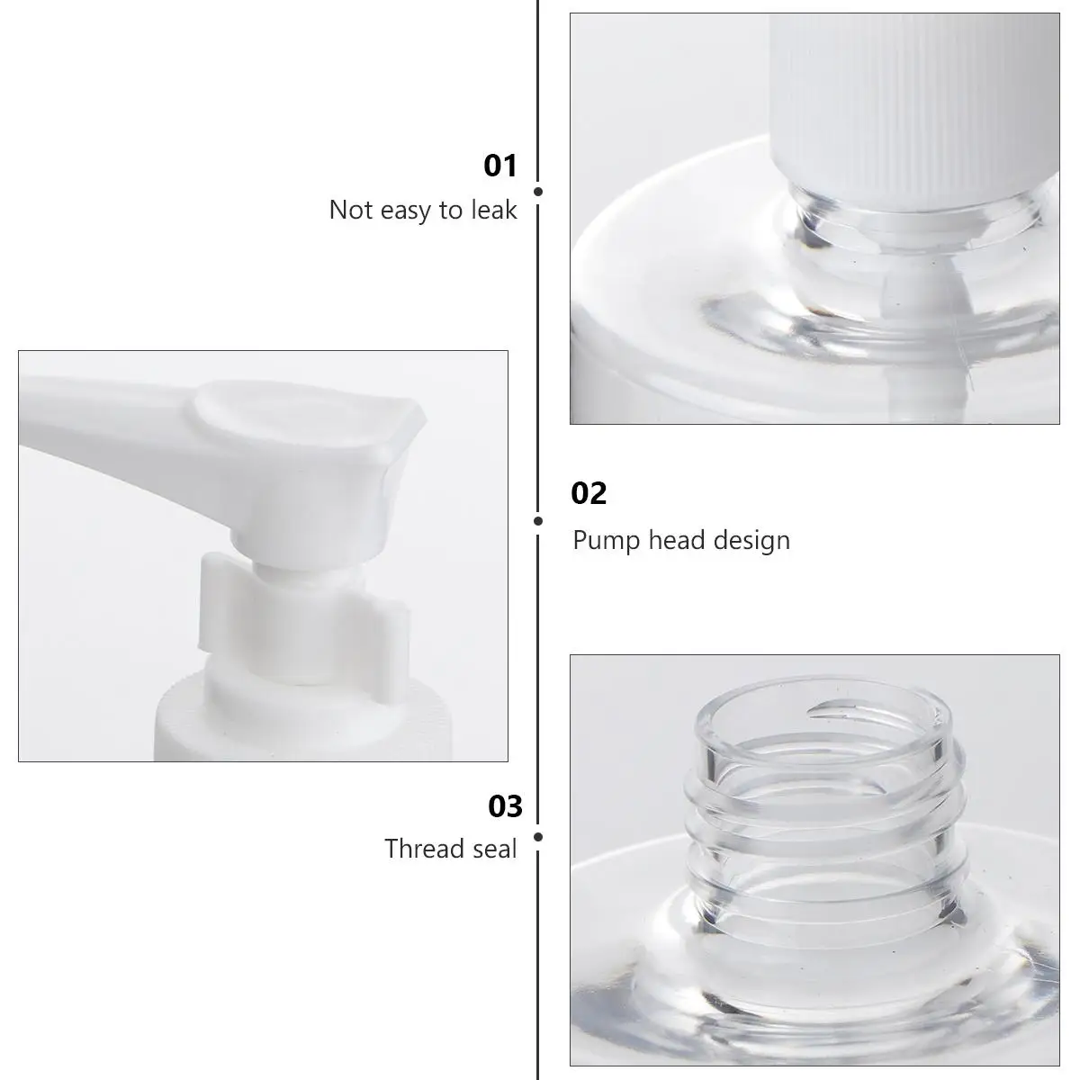 3 Pcs Shampoo Container Bathroom Soap Travel Mouthwash Flat Shoulders Lotion Bottle Large Size Safety Leak Proof
3 Pcs Shampoo Container Bathroom Soap Travel Mouthwash Flat Shoulders Lotion Bottle Large Size Safety Leak Proof