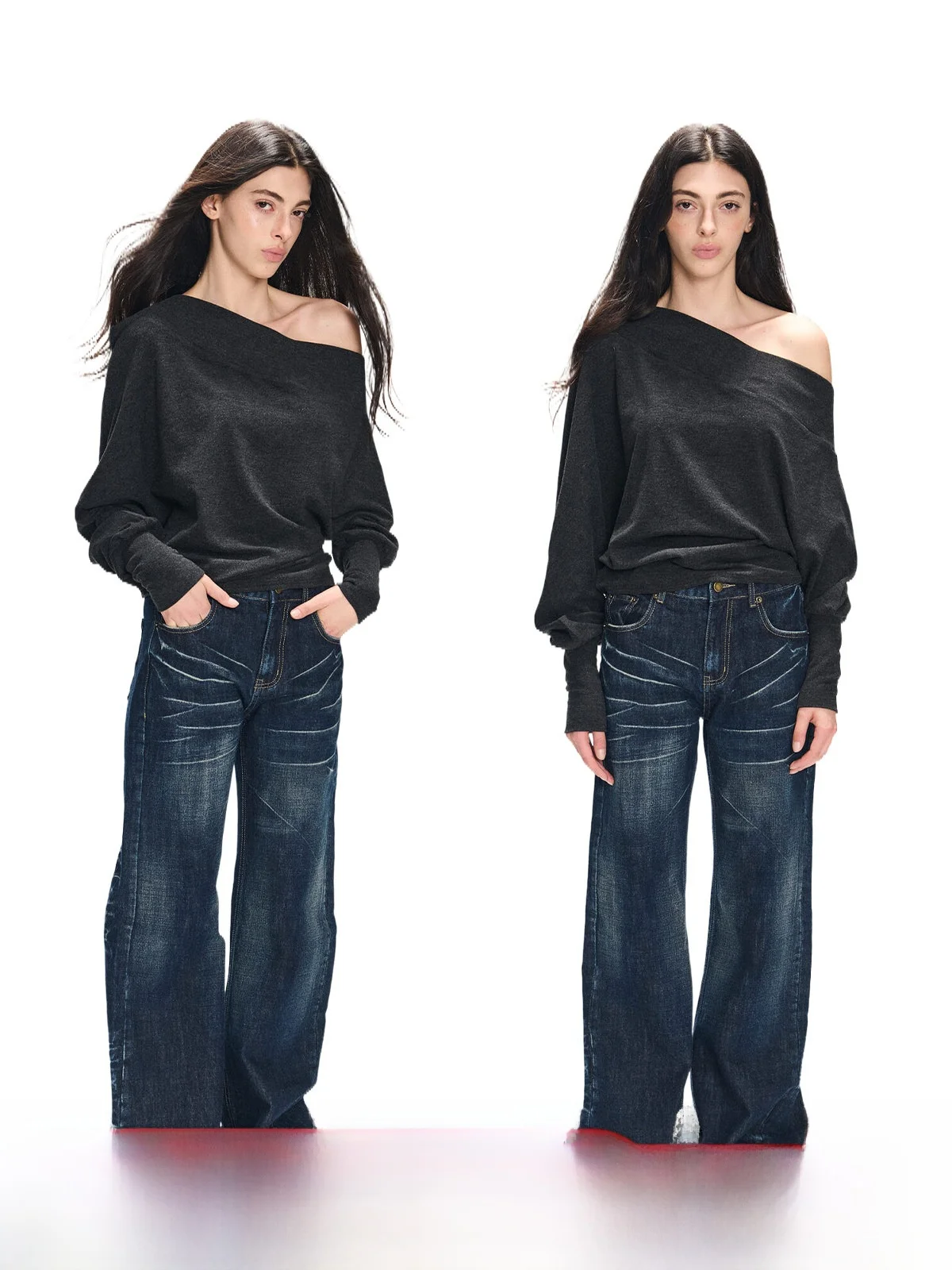 Джинсы женские Goosfir, оригинальный дизайн, осень-зима, темно-синие, с ретро-узором, широкие штанины, закрывающие ступни, модные, джинсовая ткань
Джинсы женские Goosfir, оригинальный дизайн, осень-зима, темно-синие, с ретро-узором, широкие штанины, закрывающие ступни, модные, джинсовая ткань