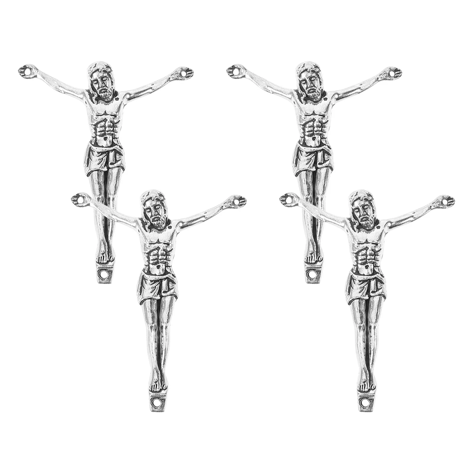 4Pcs Classical Cross Components Silver Alloy Pendant 4Cm Solid Metal for DIY Religious Jewelry Making Supplies Craft
4Pcs Classical Cross Components Silver Alloy Pendant 4Cm Solid Metal for DIY Religious Jewelry Making Supplies Craft