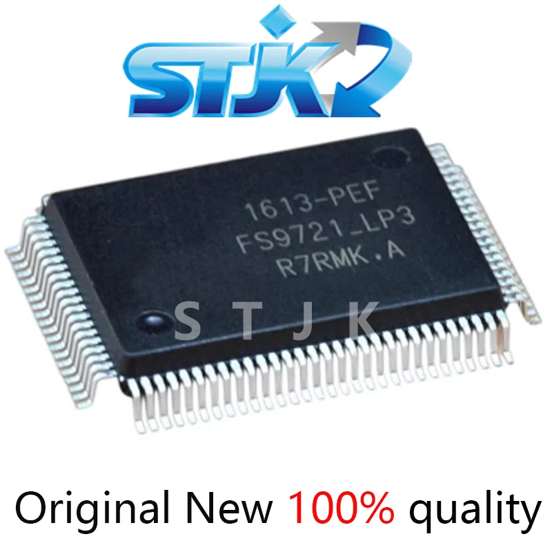 FS9721-LP3 PQFP100 RISC Microprocessor, 8-Bit, 5.12MHz, CMOS