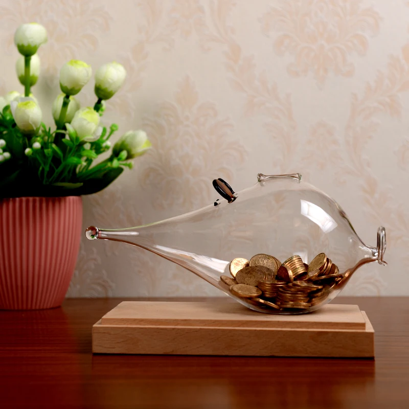 Креативная новая прозрачная копилка для хранения мыши, стеклянное украшение для дома, подарок на день рождения 
Креативная новая прозрачная копилка для хранения мыши, стеклянное украшение для дома, подарок на день рождения