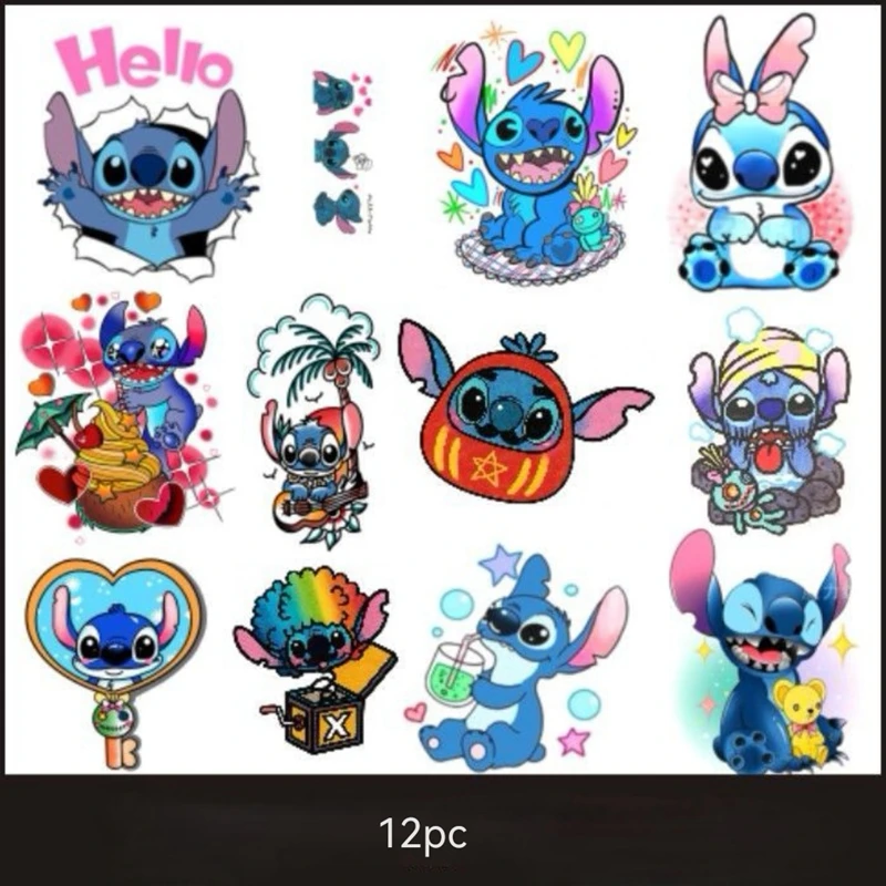 12pc Cute Cartoon Temporary Tattoo Sticker Waterproof Lasting Color Fake Tattoo Art Flower Arms Men Women Tatuajes Temporales
12pc Cute Cartoon Temporary Tattoo Sticker Waterproof Lasting Color Fake Tattoo Art Flower Arms Men Women Tatuajes Temporales
