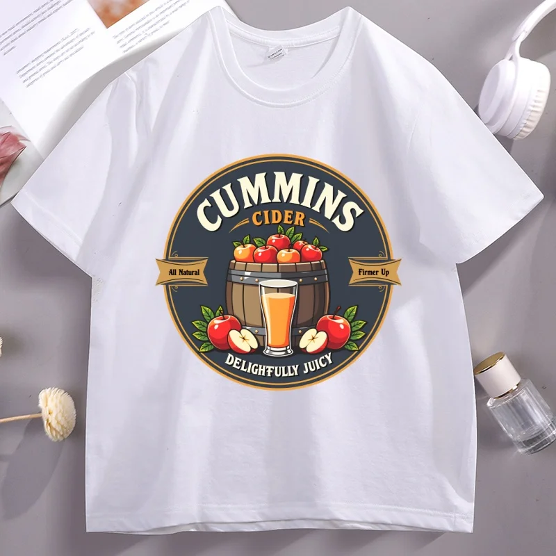 Cummins Cider T-Shirt Funny Joke for Boyfriend T Shirt Man Designer Clothes Casual O-neck Short-sleeved Tops High Quality Tees
Cummins Cider T-Shirt Funny Joke for Boyfriend T Shirt Man Designer Clothes Casual O-neck Short-sleeved Tops High Quality Tees