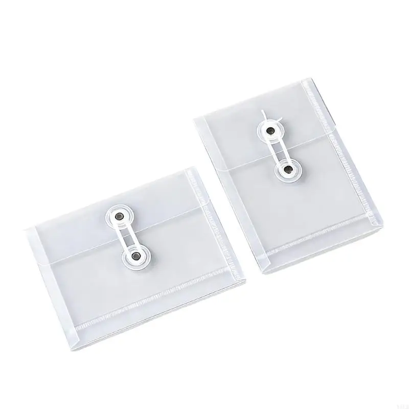 Y5LB 10Pcs Clear Waterproof Plastic File Envelope 6.3x4.53Inch Document Organiser Pouches with String Closure for Offices
Y5LB 10Pcs Clear Waterproof Plastic File Envelope 6.3x4.53Inch Document Organiser Pouches with String Closure for Offices