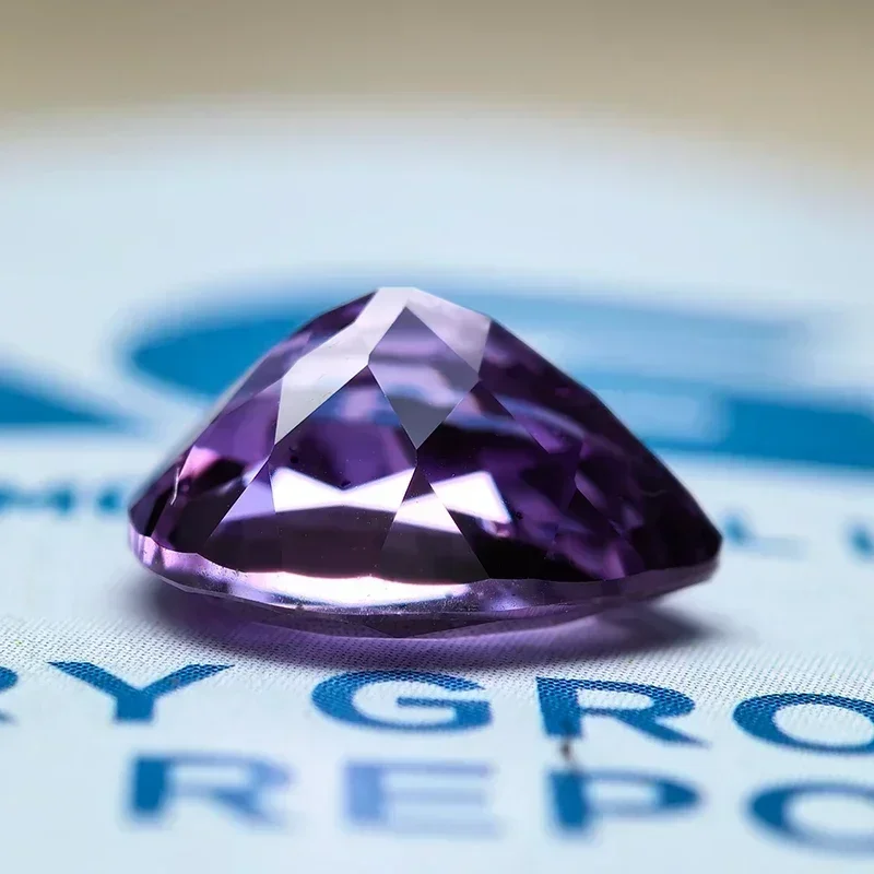 L-Purplish Blue Color Lab Grown Sapphire Pear Shape VVS1 Gemstone for Charms Diy Jewelry Making Ring Selectable AGL Certificate
L-Purplish Blue Color Lab Grown Sapphire Pear Shape VVS1 Gemstone for Charms Diy Jewelry Making Ring Selectable AGL Certificate