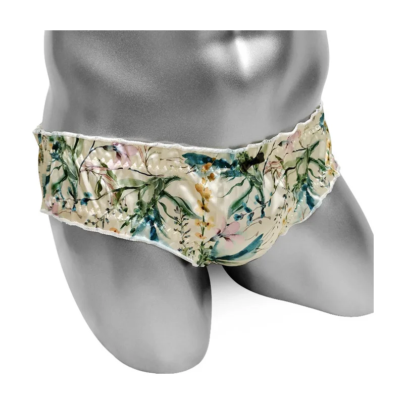 Мужские трусы-сисси с цветочным принтом, сексуальное женское белье с оборками и низкой посадкой, мягкое блестящее нижнее белье для мужчин, глянцевое атласное нижнее белье
Мужские трусы-сисси с цветочным принтом, сексуальное женское белье с оборками и низкой посадкой, мягкое блестящее нижнее белье для мужчин, глянцевое атласное нижнее белье