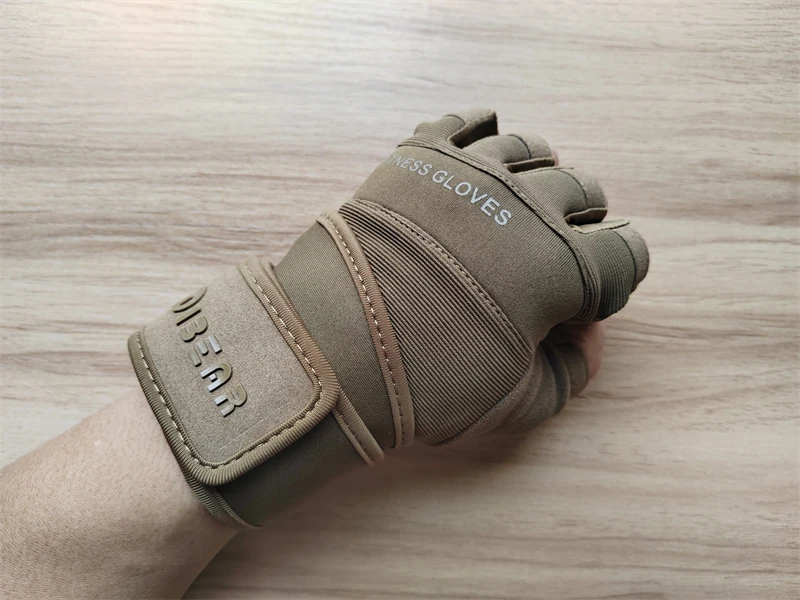 Gym Gloves Bodybuilding Powerlifting Dumbbell Pull Ups Workout Fitness Gloves Strength Training Gym Accessories S935943ad2e4046c986c8e31a2ac207a3K