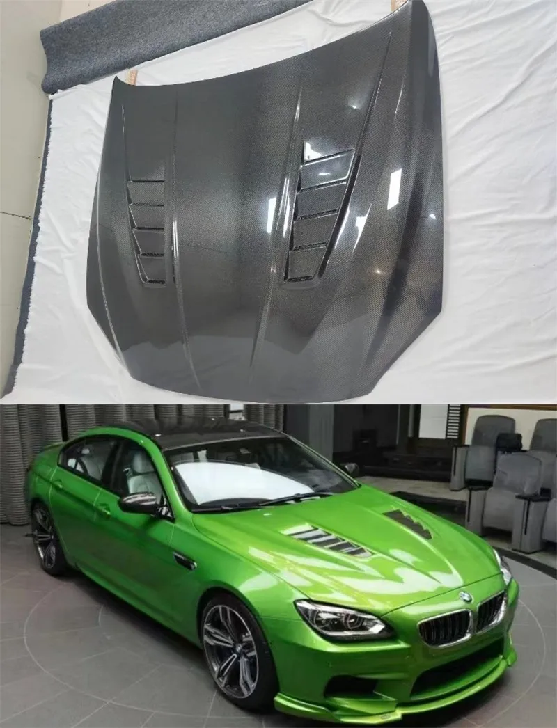 For BMW 6 Series M6 F06 F12 F13 640i 650i 2012-2015 Real Carbon Fiber Front Bumper Engine Hood Vent Cover
For BMW 6 Series M6 F06 F12 F13 640i 650i 2012-2015 Real Carbon Fiber Front Bumper Engine Hood Vent Cover