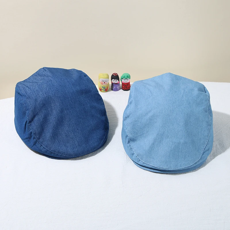 Fashion Kids Blue Denim Beret Korean Children Forward Hat 6-24M Baby Sunscreen Duckbill Cap Outdoor Boys Girls Infant Cowboy Cap
Fashion Kids Blue Denim Beret Korean Children Forward Hat 6-24M Baby Sunscreen Duckbill Cap Outdoor Boys Girls Infant Cowboy Cap