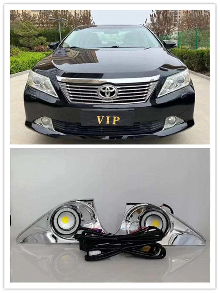 LED Fog Lights Assembly For Toyota Camry 2012 2013 2014 Front Bumper Fog lamp Replacement Angel Eye Daylight Accessories Kit
LED Fog Lights Assembly For Toyota Camry 2012 2013 2014 Front Bumper Fog lamp Replacement Angel Eye Daylight Accessories Kit