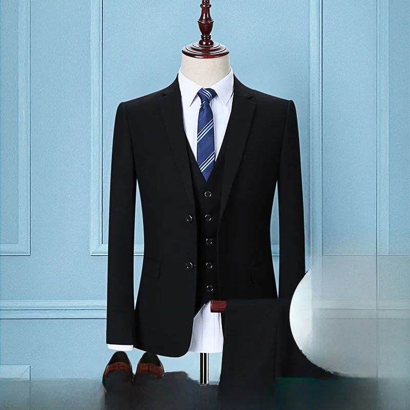 Мужской костюм Bla Slim Fit: повседневный, деловой, корейский стиль, весна-осень, для свадьбы, официальных мероприятий, бизнеса, комплект одежды
Мужской костюм Bla Slim Fit: повседневный, деловой, корейский стиль, весна-осень, для свадьбы, официальных мероприятий, бизнеса, комплект одежды