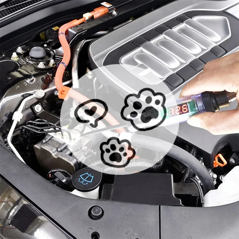 Тестер напряжения для грузовиков и автомобилей 6В/12В/24В, диагностический инструмент для авторемонта, пробник-фонарик премиум-класса
Тестер напряжения для грузовиков и автомобилей 6В/12В/24В, диагностический инструмент для авторемонта, пробник-фонарик премиум-класса