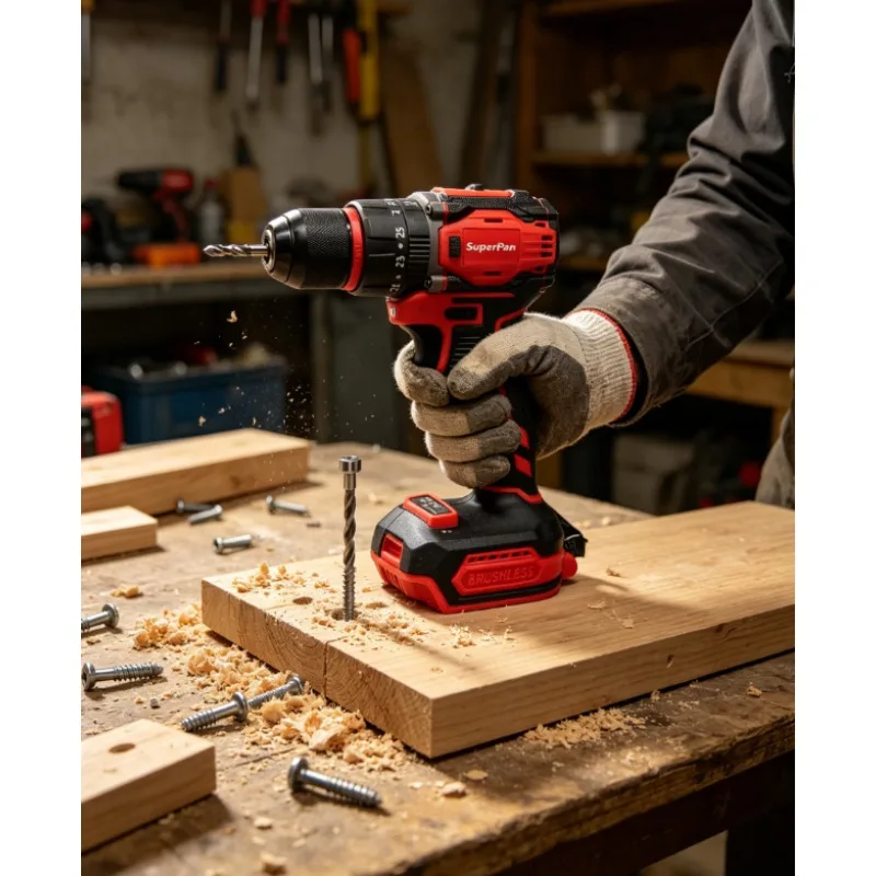 SuperPan 20V Brushless Cordless Drill Driver, 25+1 Torque Electric Screwdriver, for Home & DIY,Bare tool
SuperPan 20V Brushless Cordless Drill Driver, 25+1 Torque Electric Screwdriver, for Home & DIY,Bare tool