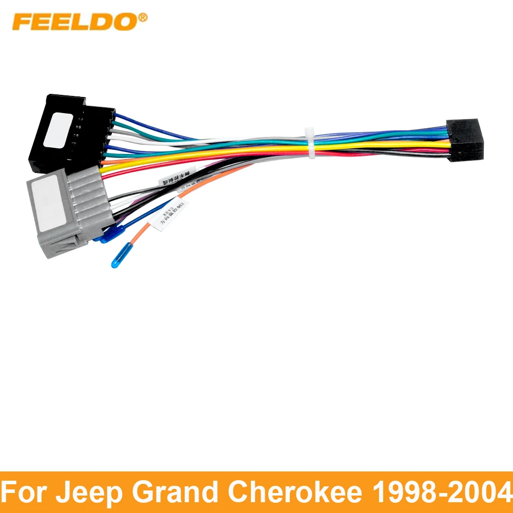 FEELDO Car 16pin Power Cord Wiring Harness Adapter For Jeep Grand Cherokee (1998-2004) Installation Head Unit Cable
FEELDO Car 16pin Power Cord Wiring Harness Adapter For Jeep Grand Cherokee (1998-2004) Installation Head Unit Cable