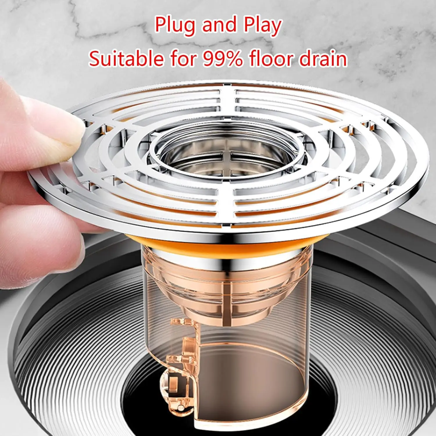 Universal Bathroom Drain Odor Blockers Anti-Odor Floor Drain Trap Plastic Drain Odor Stopper Effective for Bathrooms
Universal Bathroom Drain Odor Blockers Anti-Odor Floor Drain Trap Plastic Drain Odor Stopper Effective for Bathrooms