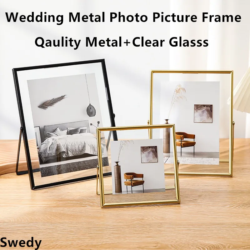3 PCS 6 Inch 102x152mm Metal Photo Picture Frame Wedding Flower Press Menu Paper Holder Tabletop Glass Sign Holder Display Stand
3 PCS 6 Inch 102x152mm Metal Photo Picture Frame Wedding Flower Press Menu Paper Holder Tabletop Glass Sign Holder Display Stand