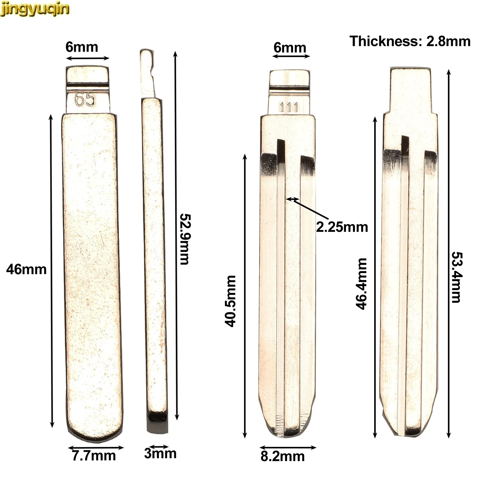 Jingyuqin 100X NO.65 111 KD MINI/KD900 Remote Car Key Blade For Subaru XV Legacy Forester Outback Impreza Tribeca Metal Blank
Jingyuqin 100X NO.65 111 KD MINI/KD900 Remote Car Key Blade For Subaru XV Legacy Forester Outback Impreza Tribeca Metal Blank