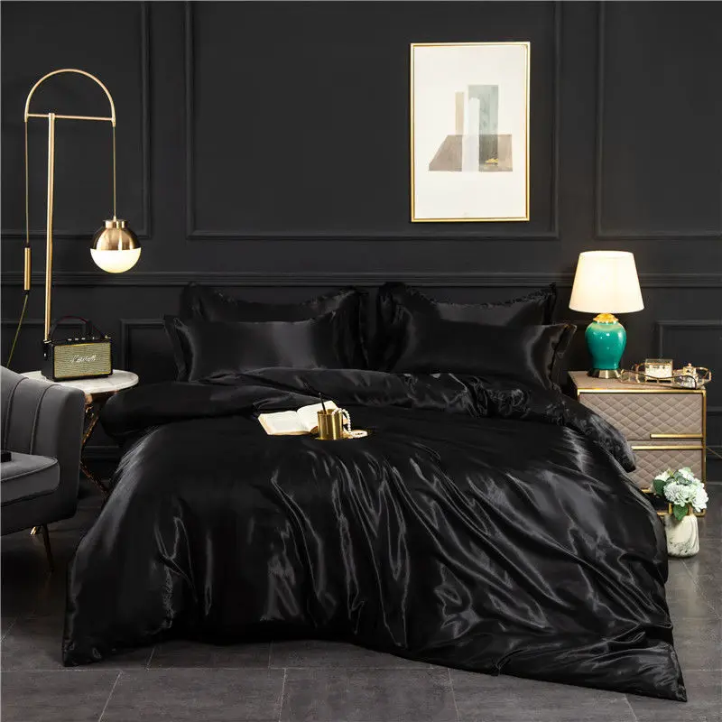 Luxury Blending Natural Mulberry Silk Duvet Cover Set with Fitted Sheet High-end Satin Silky King Size Bedding Set Queen Bed Set
Luxury Blending Natural Mulberry Silk Duvet Cover Set with Fitted Sheet High-end Satin Silky King Size Bedding Set Queen Bed Set