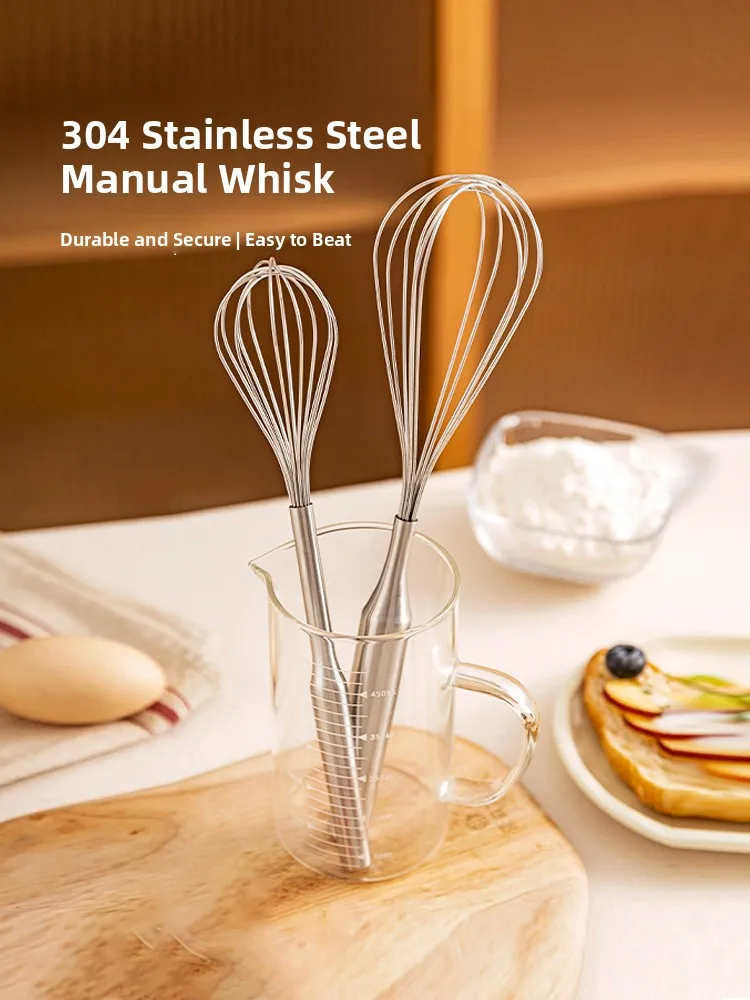 Modern Housewife 304 Stainless Steel Manual Egg Beater Handheld Mixing Stick Home Use Baking Tool Kitchen Egg Whisk
Modern Housewife 304 Stainless Steel Manual Egg Beater Handheld Mixing Stick Home Use Baking Tool Kitchen Egg Whisk