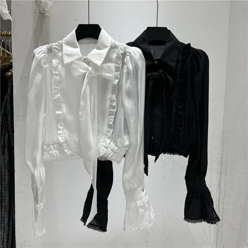 Women's Long Sleeve Shirt Short Style Button up Versatile Top Korean Style Commute Knot Polyester Blend UV Protection
Women's Long Sleeve Shirt Short Style Button up Versatile Top Korean Style Commute Knot Polyester Blend UV Protection