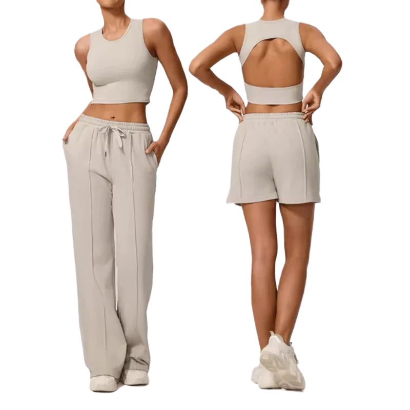 High Quality Outdoor Sportswear Yoga Wear High Waist Pants Set with Tank Top for Women Fitness Sports Shirt Gym Yoga Sets
High Quality Outdoor Sportswear Yoga Wear High Waist Pants Set with Tank Top for Women Fitness Sports Shirt Gym Yoga Sets